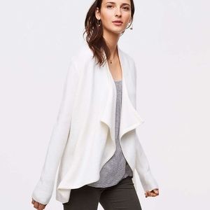 NWT LOFT Cascade Front Cardigan